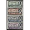 Image 2 : 1954 Bank of Canada $1 - $1000 Devil's Face Set