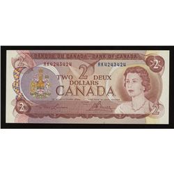 Bank of Canada $2, 1974 Radar