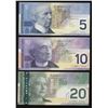 Image 2 : Bank of Canada Journey Series - Set of 3 Banknotes
