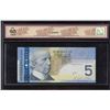 Image 2 : Bank of Canada $5, 2006 Single Note Replacement.