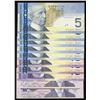 Image 1 : Bank of Canada Collection of 10 Uncirculated Banknotes