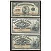 Image 1 : Dominion of Canada Twenty-Five Cents - Lot of 3 Better Condition Notes