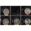 Image 1 : Rimouski Municipal Trade Dollars - Set of 5