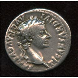 Tiberius. 14-37 AD. AR Denarius