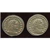 Image 1 : Roman Tetrachy (293-313 AD) Group. AE Follis. Lot of 2