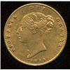 Image 2 : Great Britain Gold Half Sovereign, 1853