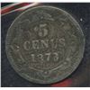 Image 1 : 1873 Newfoundland Five Cents