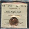 Image 2 : 1947 One Cent - Specimen