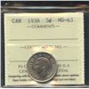 Image 2 : 1938 Five Cents