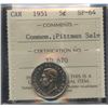 Image 2 : 1951 Five Cents - Specimen