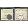 Image 1 : 1941 & 1953 ICCS Graded Twenty-Five Cents