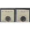 Image 1 : 1969 & 1996 ICCS Graded Twenty-Five Cents
