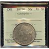 Image 2 : 1872H Fifty Cents