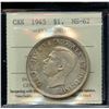 Image 2 : 1945 Silver Dollar
