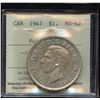 Image 2 : 1947 Silver Dollar