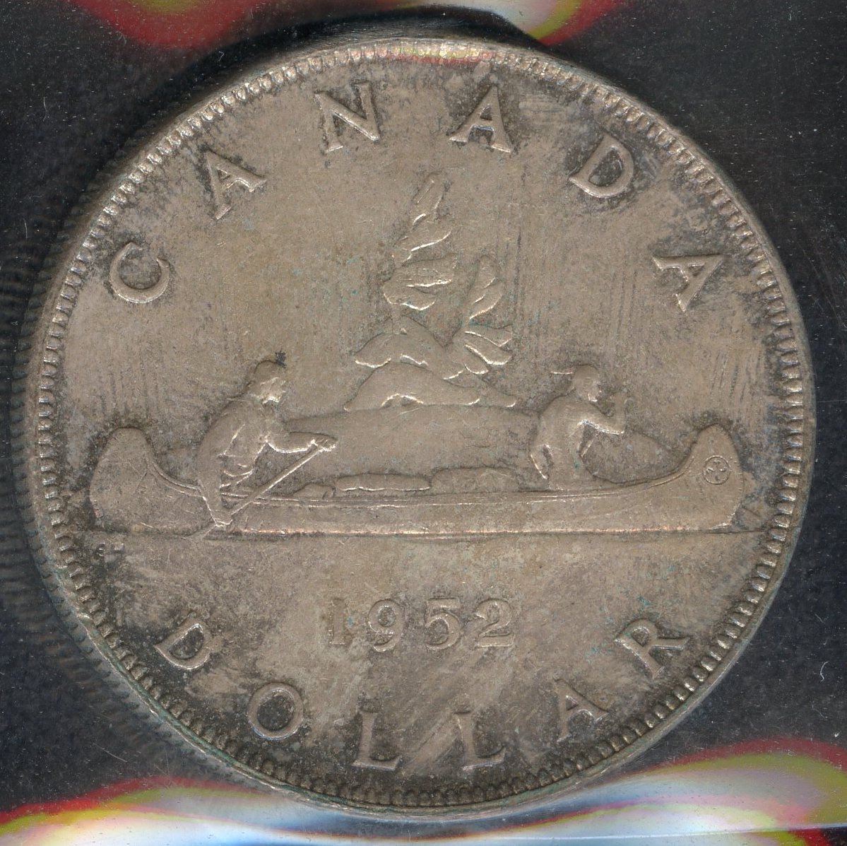 1952 Silver Dollar No Waterlines