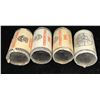 Image 1 : Constitution & Cartier - Lot of 4 Nickel Dollar Rolls