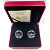 Image 1 : 2017 $1 Canada 30TH ANNIVERSARY OF THE LOONIE FINE SILVER 2-COIN SET (NO TAX)