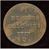 Image 2 : XII Deniers 1717Q (perpigran) copper electrotype.