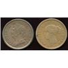 Image 1 : Br. 868, 873.  A pair of thistle pennies.