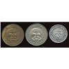 Image 1 : Lot of three Quebec Tokens.