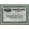 Image 1 : Dominion Copper Co. Stock Certificate