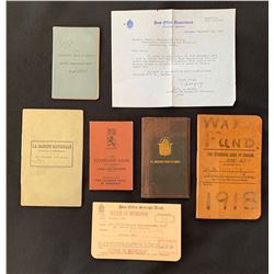 Selection of Bank Pass Books: