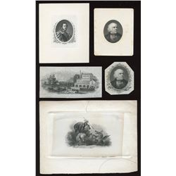 Bank of Brantford, die proof vignette,
