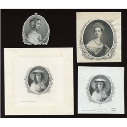 Die Proof Vignettes:  Queen Victoria