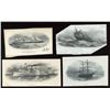 Image 1 : Die Proof Vignettes:  Steamships.