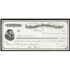 Image 1 : La Banque Jacques Cartier, Illustrated Cheque 188_, Proof