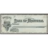 Image 1 : Bank of Montreal, Proof Cheque, 188_,