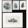 Image 2 : Four Different Die Proof Vignettes - Places.