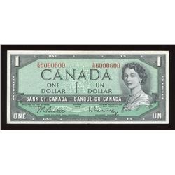 1954 Bank of Canada $1 - Rotator