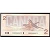 Image 1 : 1986 Bank of Canada $2 - Low Serial Number