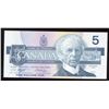 Image 2 : 1986 Bank of Canada $5 - Ink Error