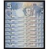 Image 1 : 2006 Bank of Canada $5 - Low Serial Numbered Group of 8 Notes