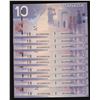 Image 1 : 2005 Bank of Canada $10 - Near Solids Group of 9 Notes