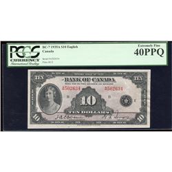 Bank of Canada $10, 1935