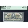 Image 1 : Bank of Canada $20, 1937 - Transitional Prefix