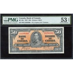 Bank of Canada $50, 1937