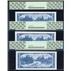 Image 2 : Bank of Canada $5, 1954 Devil's Face - Lot of 3 Consecutives