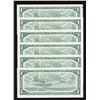 Image 2 : Bank of Canada $1, 1954 *B/M Replacement, 6 Consecutive