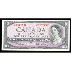 Bank of Canada $10, 1954 - Replacement