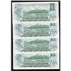 Image 2 : Bank of Canada $1, 1973 - Lot of 4 Consecutive Replacement Notes