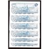 Image 2 : Bank of Canada $5, 1972 - Lot of 6 Consecutive Replacement Notes