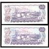 Image 2 : Bank of Canada $10, 1971 - Lot of 2 Replacement Notes