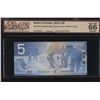 Image 1 : Bank of Canada $5, 2002 Replacement