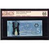 Image 1 : 2013 Bank of Canada $5 - Changeover Macklem - Carney