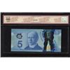Image 2 : 2013 Bank of Canada $5 - Changeover Macklem - Carney